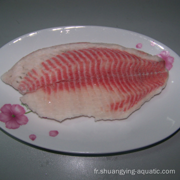 Filete de filet de poisson de bonne qualité de bonne qualité de tilapia